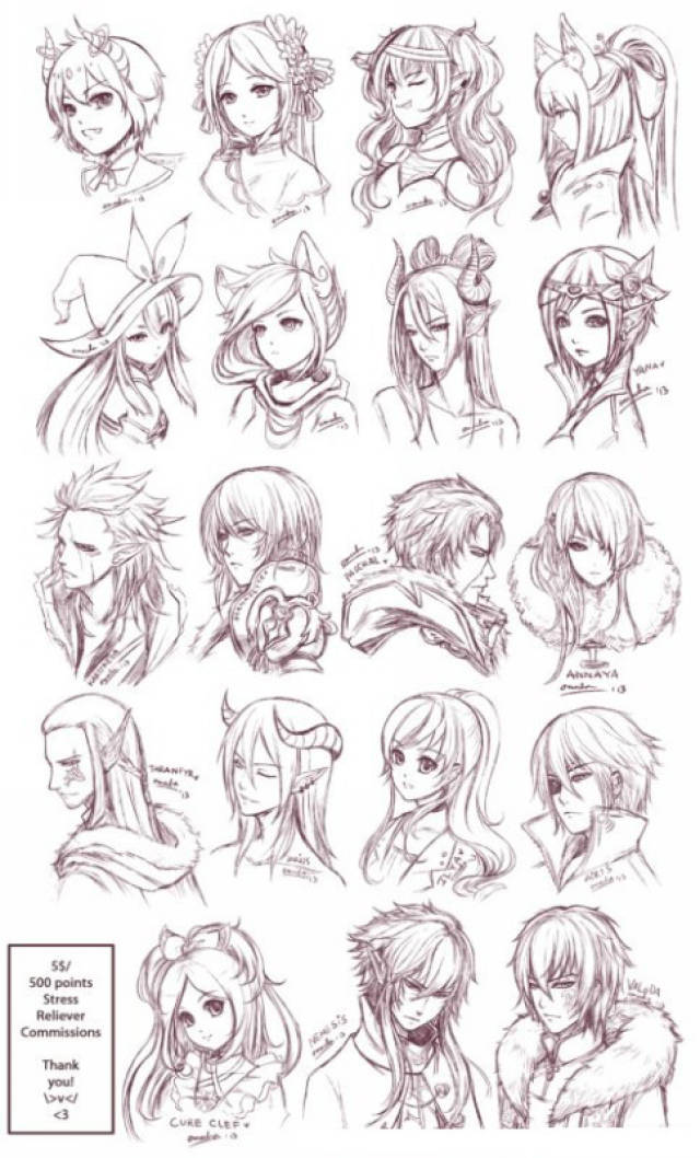 動漫人物頭發(fā)繪制全攻略 從基礎到進階的實用技巧